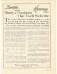 1914 1 22 Lexington Howard Co Heres a Frankness That Youll Enjoy ad MOTOR AGE 85×115 page 167