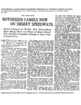 1914 10 4 MOTORIZED CAMELS NOW ON DESERT