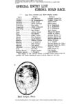 1914 11 15 OFFICIAL ENTRY LIST CORONA ROA