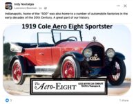 1919 COLE Aero Eight Sportster FB