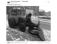 1925 Minneapolis, MN snowplow FB