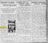 1926 2 22 Brown Named Stutz Dealer 2-22-26 LA Even Express