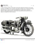 1929 BROUGH SUPERIOR SS100 Alpine Grand Sports motorcycle FB