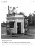 1930s Detroit Lakes MNB Smallest Gas Station in the World FB