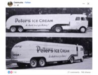 1930s ca. Coetrucks Peters Ice Cream FB