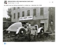 1935 Monclair, NJ My dad’s race car to street car FB