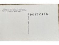 1940 ca. THE FRIENDLY BUCKHORN Rice Lake, WIS postcard back screenshot