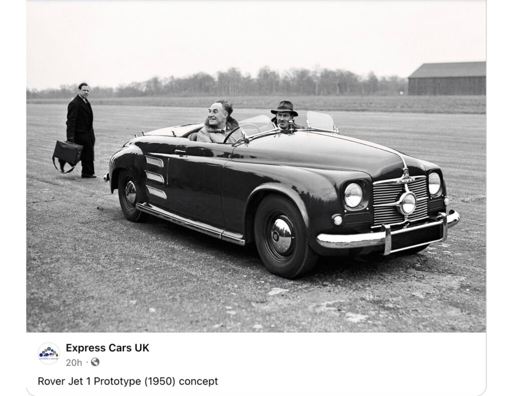 1950 ROVER Jet 1 Prototype concept FB