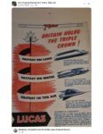 1956 LUCAS BRITAIN HOLDS THE TRIPLE CROWN FB