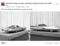 1957 FORD Oklahoma DePalma concept car model FB