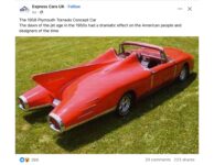 1958 PLYMOUTH Tornado Concept Car FB
