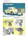 1960 ca. VW Beetle Auto Porter single wheel trailer FB