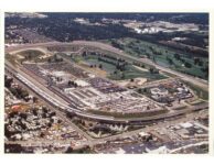 2006 ca. Indy 500 Indianapolis Motor Speedway aerial view modern postcard front