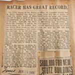 Racer Has Great Record