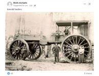 1910 ca. Giant tractor FB