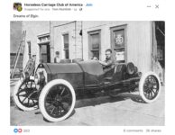 1912 ca. REO race car Dreams of Elgin FB