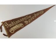 1920s ca. Indianapolis Speedway pennant front screenshot