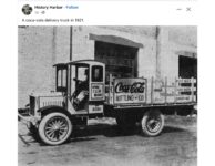 1921 COCA-COLA delivery truck FB