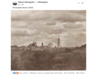 1929 Minneapolis ,MN skyline Foshay Tower tallest FB