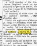 1949 7 23 Brown and San Quentin San Bernardino County Sun 7-23-49
