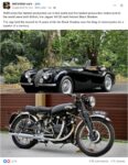 1949 JAGUAR XK120 and Vincent Black Shadow FB