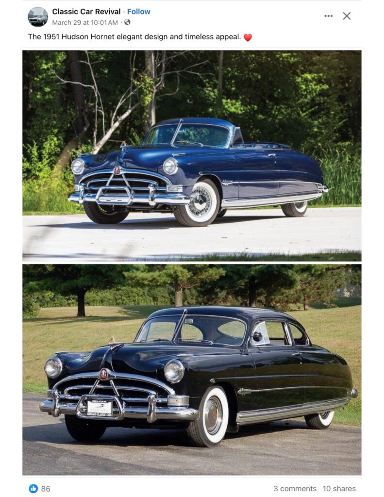 1951 HUDSON Hornet FB