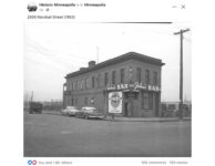 1953 Minneapolis, MN John’s Bar 2500 Marshall Street FB