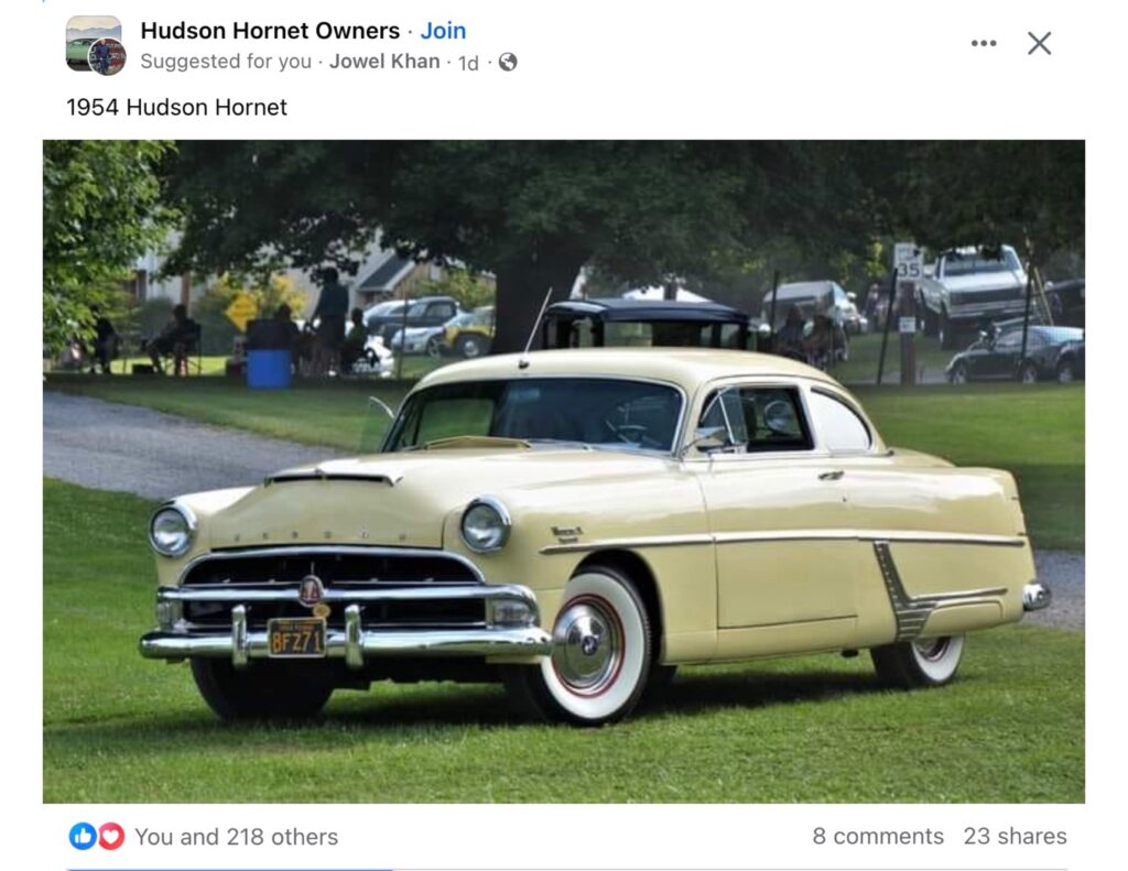 1954 HUDSON Hornet