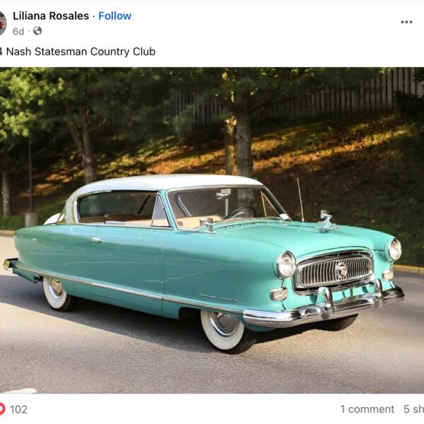 1954 NASH Statesman Country Club FB