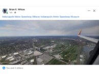 Indianapolis Motor Speedway aerial view FB