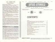 1911 Indy 500 ANTIQUE AUTOMOBILE CONTENTS July-August 1976 page 1