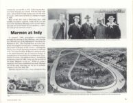 1911 Indy 500 The First “500” — Indianapolis, 1911 By Jerry Gebby article ANTIQUE AUTOMOBILE July-August 1976 page 29