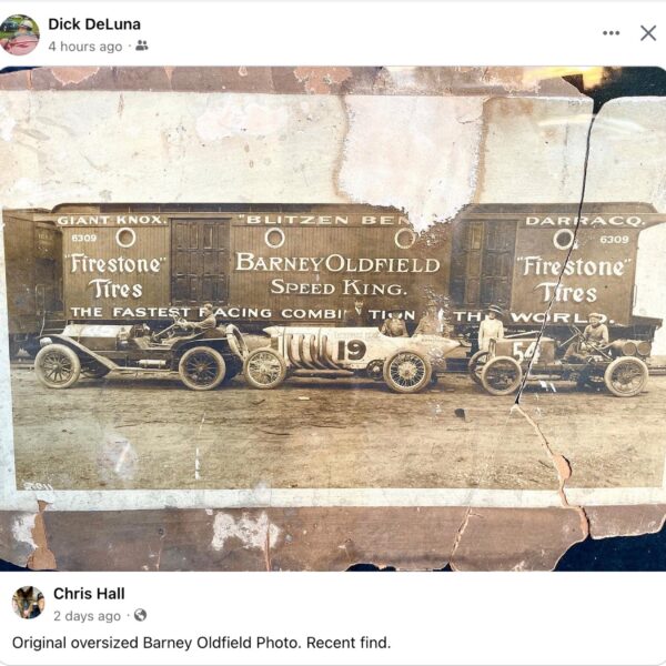1915 ca. Barney Oldfield race car photo FB