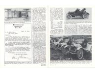 1916 ca. C. H. Metz AUTOMOTIVE PIONEER PART II By Franklin B. Tucker article ANTIQUE AUTOMOBILE May-June 1967 8.5″×11″ pages 16 & 17