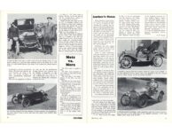 1916 ca. C. H. Metz AUTOMOTIVE PIONEER PART II By Franklin B. Tucker article ANTIQUE AUTOMOBILE May-June 1967 8.5″×11″ pages 30 & 31