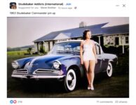 1953 STUDEBAKER Commander pin up FB