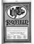 1912 5 RAYFIELD MODEL D carburetor ad MoToR page XXXI 31