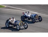 2024 6 15 Indianapolis, IN IMS SVRA SpeedTour Ragtime Racers 1912 PACKARD Car 16 and 1911 NATIONAL Indy Car 20 Josh Williams photo screenshot