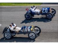 2024 6 15 Indianapolis, IN IMS SVRA SpeedTour Ragtime Racers 1912 PACKARD Car 16 and 1911 NATIONAL Indy Car 20 Josh Williams photo screenshot 3