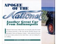 APOGEE OF THE National By Brooks T. Brierley article AUTOMOBILE Quarterly No. 4 2004 10.25″×8.25″ page 96