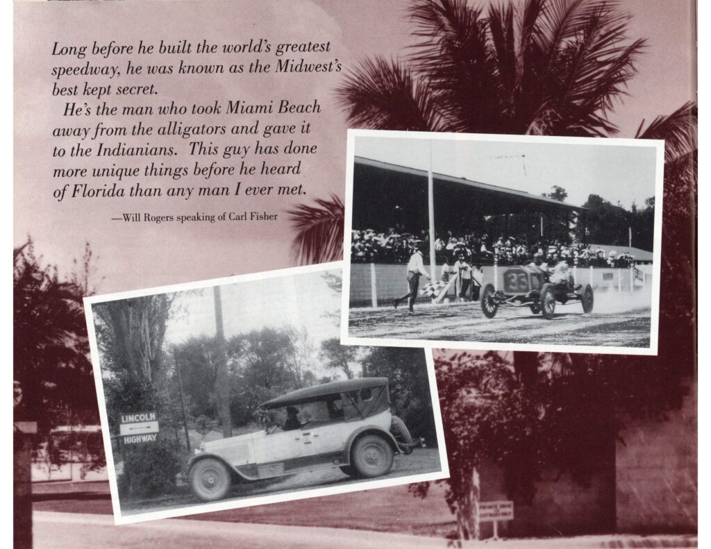 CARL G. FISHER By L. Spencer Riggs article AUTOMOBILE Quarterly No. 2 ...