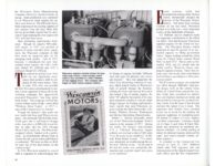 CORPORATE HISTORY WISCONSIN ENGINES By Curt McConnell article AUTOMOBILE Quarterly No. 1 2000 10.25″×8.25″ page 92