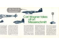 Carl Wagner takes off on Messerschmitt article AUTOMOBILE Quarterly No. 2 1973 10.25″×8.25″ page 163