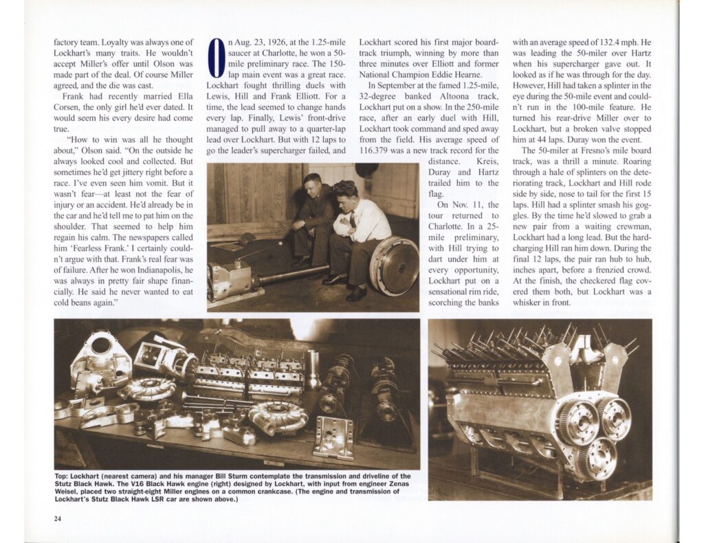 Genius in the Cockpit FRANK LOCKHART By L. Spencer Riggs article ...