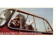 Under The Bubble A Short Flight in a Messerschmitt KR 200 article AUTOMOBILE Quarterly No. 2 1973 10.25″×8.25″ page 173