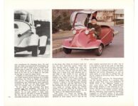 Under The Bubble A Short Flight in a Messerschmitt KR 200 article AUTOMOBILE Quarterly No. 2 1973 10.25″×8.25″ page 176