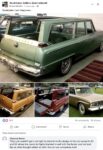 1960s ca. STUDEBAKER Lark Wagoneer FB