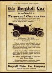 1910 Bergdoll “30” $1,500 is sold with a Perpetual Guarantee ad CYCLE AND AUTOMOBILE TRADE JOURNAL page 3 12″×16″ modern new metal sign