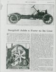 1911 12 18 Bergdoll Adds a Forty to Its Line notice THE AUTOMOBILE page 1128 AACA Library
