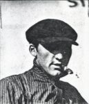 1911 ca. Erwin Bergdoll with cigar snapshot xerox